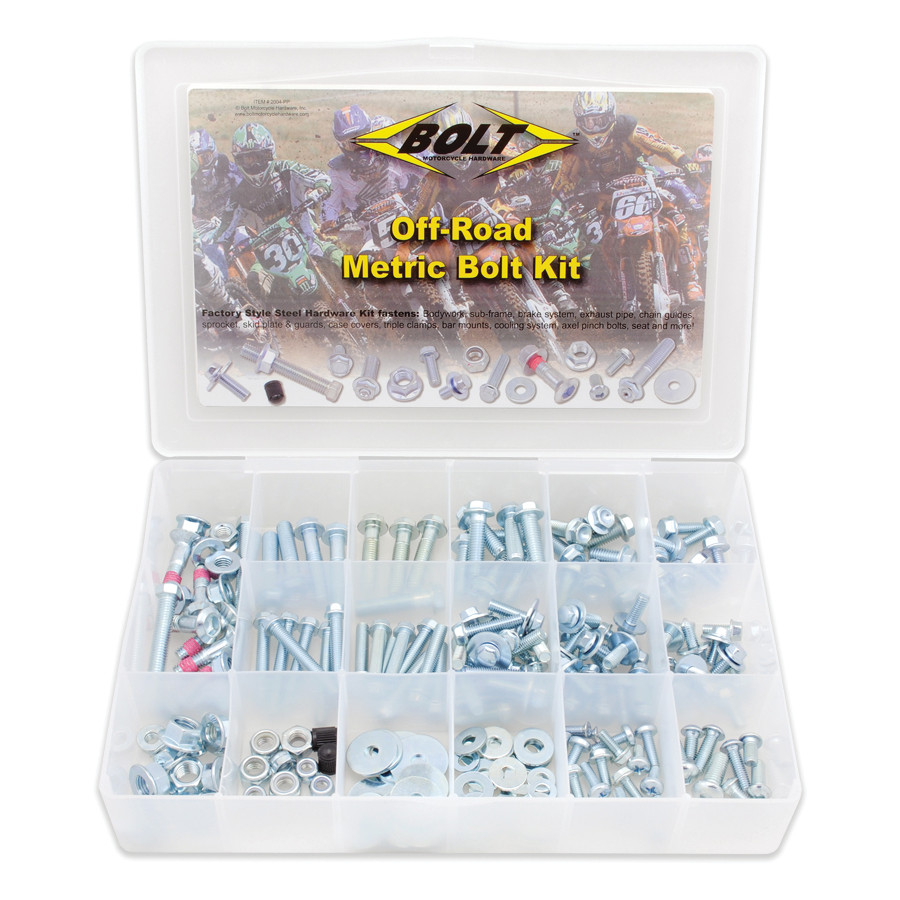 Bolt Off-Road Metric Bolt Motorcycle Hardware Kit