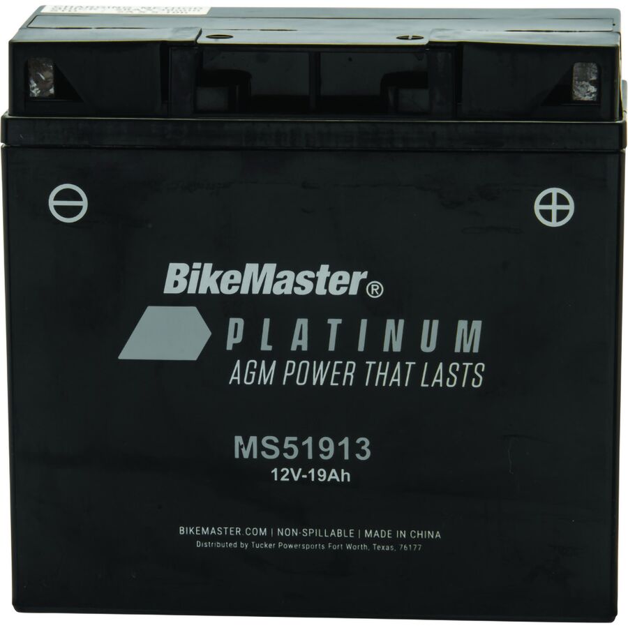 BikeMaster Platinum AGM Battery - Yuasa: 51913