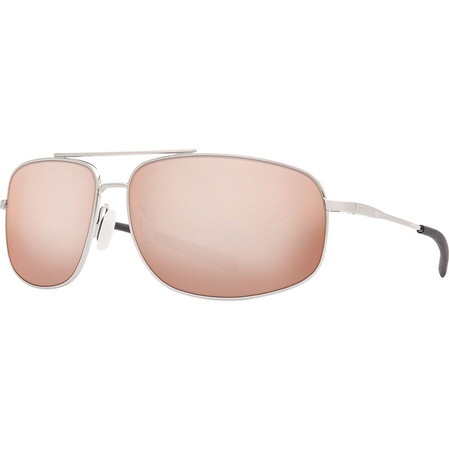 Costa Del Mar North Turn Polarized Sunglasses Palladium Black//Silver Mirror 580P
