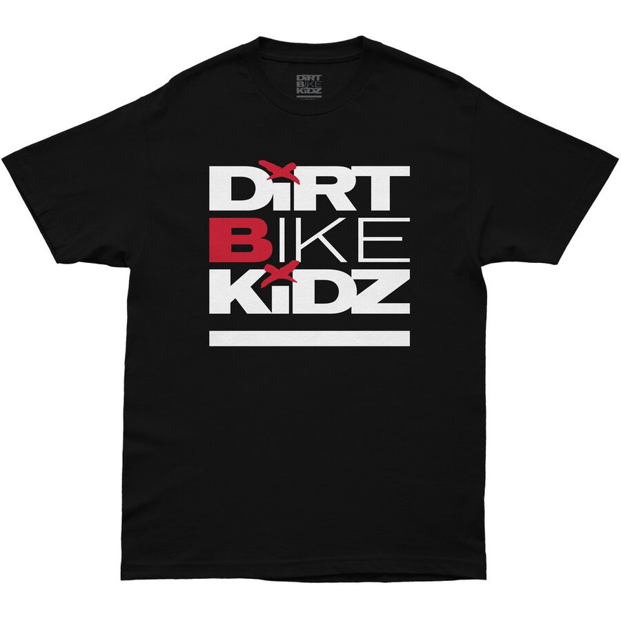 Dirt Dirt Bike Kidz Classic T-Shirt - Black/White, Medium - $29.95 at Motosport