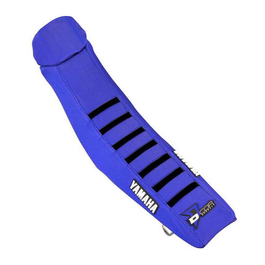 D'COR Visuals Seat Cover - Blue With Black Ribs