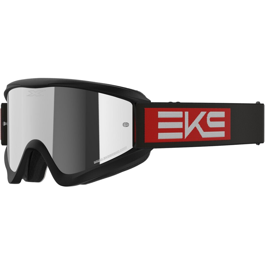 EKS EKS Brand Flat-Out Goggles - Mirror - Black/Red/Silver - $44.95 at Motosport