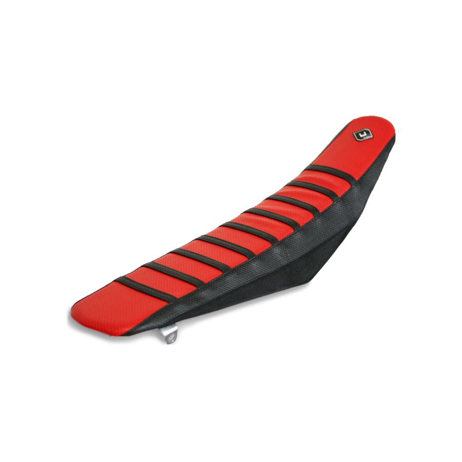  FLU Designs Pro Rib Seat Cover - Black/Red/Black - $39.99 at Motosport