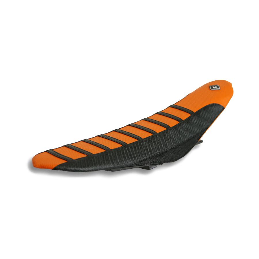  FLU Designs Pro Rib Seat Cover - Black/Orange/Black - $39.99 at Motosport