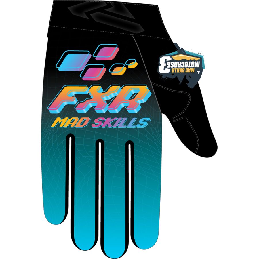 FXR FXR 2023 Reflex Gloves - Mad Skills - Mad Skills, X-Large - $21.99 at Motosport
