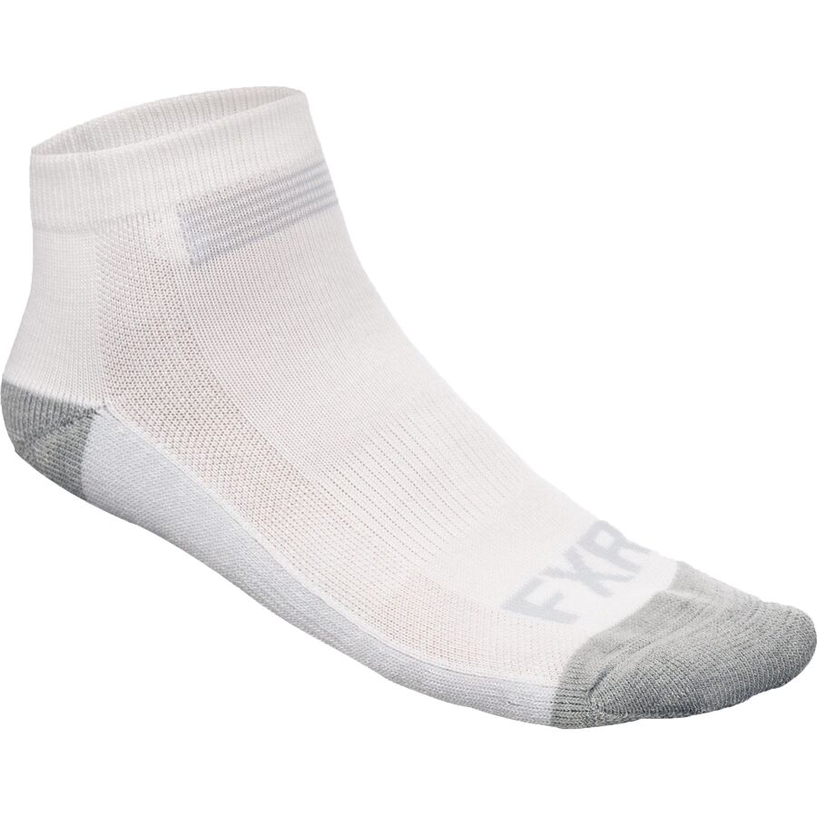 FXR Turbo Ankle Sock Pack - White, Large/X-Large