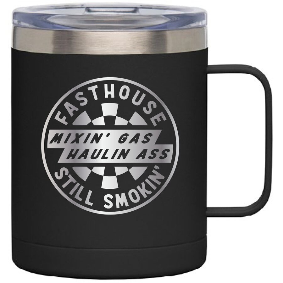 Fasthouse Oil Burner Travel Mug - Black