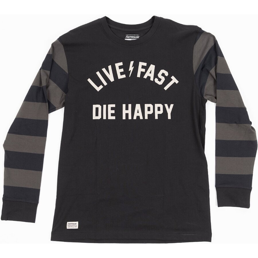 Fasthouse Fasthouse Sierra Henley Long Sleeve Shirt - Black, Medium - $69.00 at Motosport