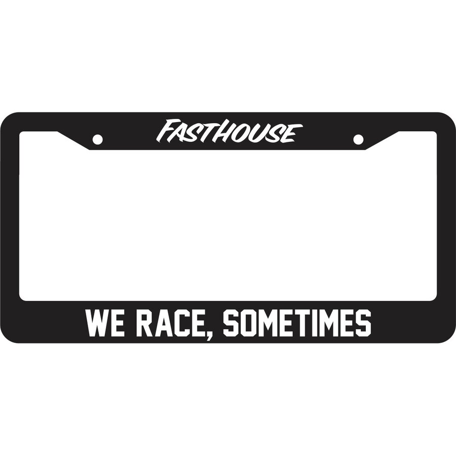 Fasthouse We Race License Frame - Black