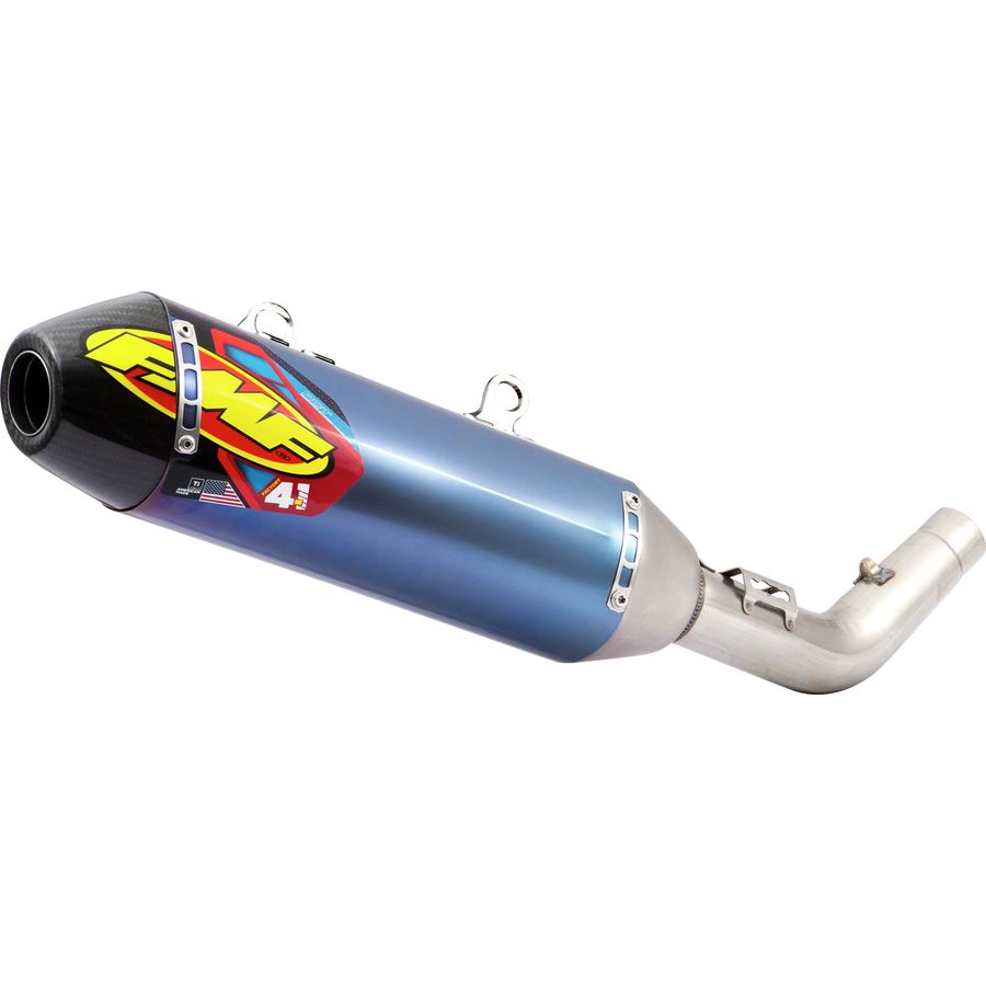 FMF Factory 4.1 RCT Slip-On Exhaust - Titanium Anodized With Carbon Fiber Cap