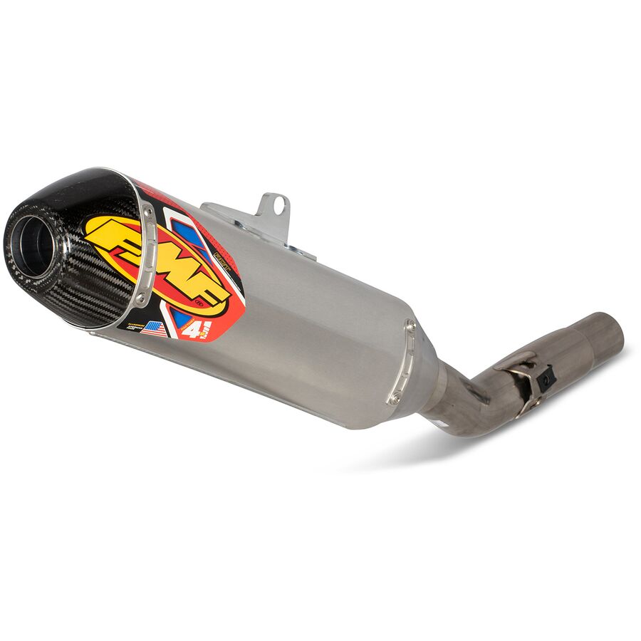 FMF FMF Factory 4.1 RCT Slip-On Exhaust - Aluminum With Stainless Steel Mid Pipe And Carbon Fiber End Cap - $606.99 at Motosport