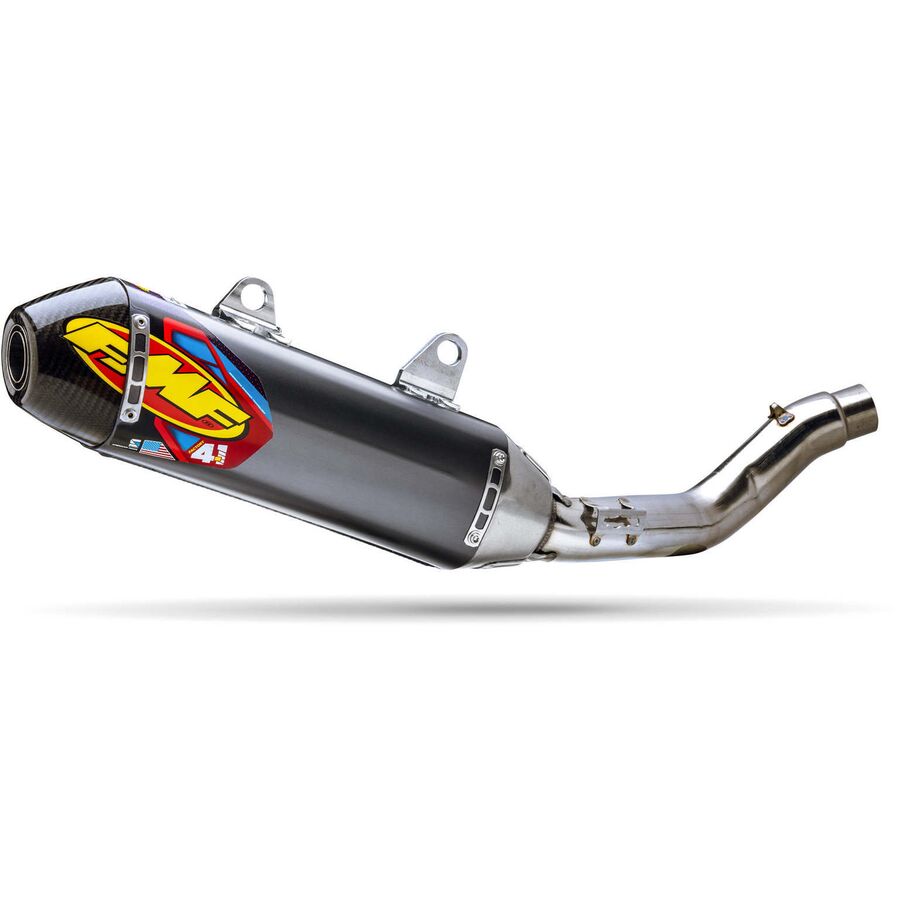 FMF FMF Factory 4.1 RCT Slip-On Exhaust - Aluminum With Carbon Fiber End Cap - $607.99 at Motosport