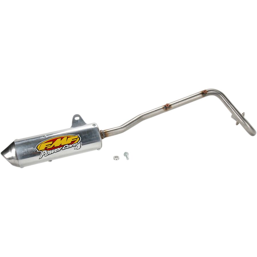 FMF FMF Powercore 4 Complete Exhaust With Stainless Hi-Flo Header - Aluminum With Spark Arrestor - $269.99 at Motosport