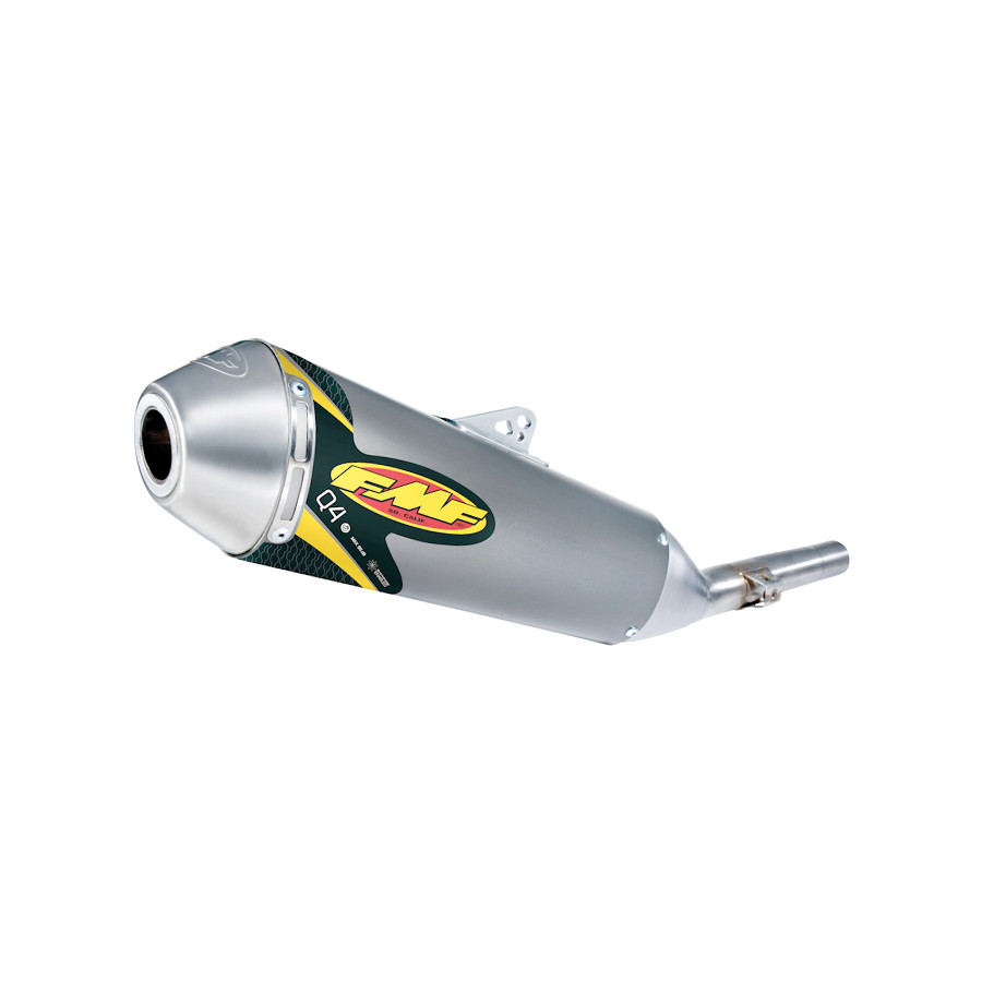 FMF Q4 Spark Arrestor Slip-On Exhaust - Aluminum
