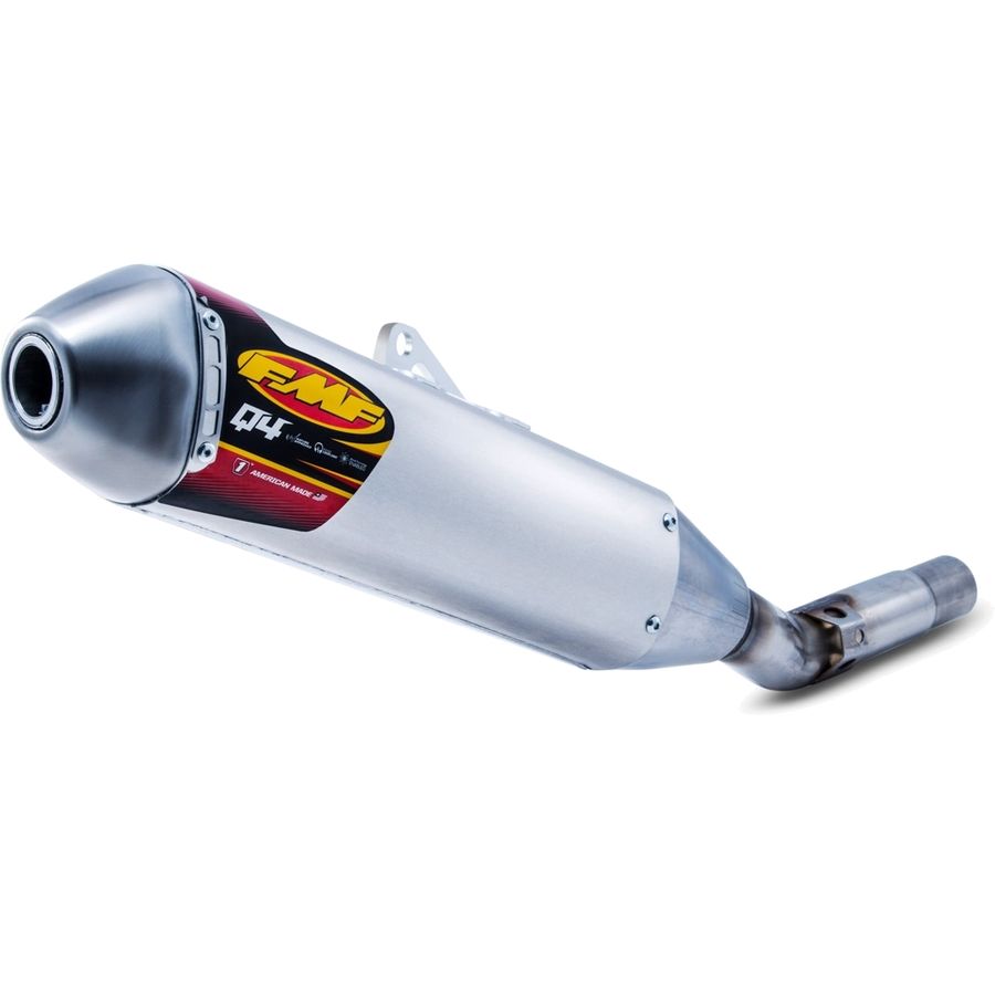 FMF FMF Q4 Spark Arrestor Slip-On Exhaust - Aluminum - $404.99 at Motosport