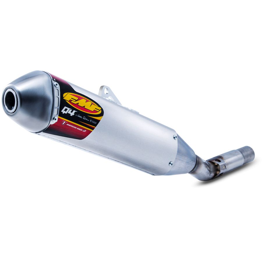 FMF FMF Q4 Spark Arrestor Slip-On Exhaust - Aluminum - $404.99 at Motosport