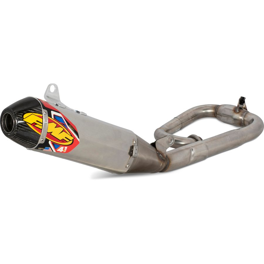 FMF FMF Factory 4.1 RCT Complete Exhaust With Stainless Megabomb - Aluminum With Carbon Fiber End Cap - $966.99 at Motosport