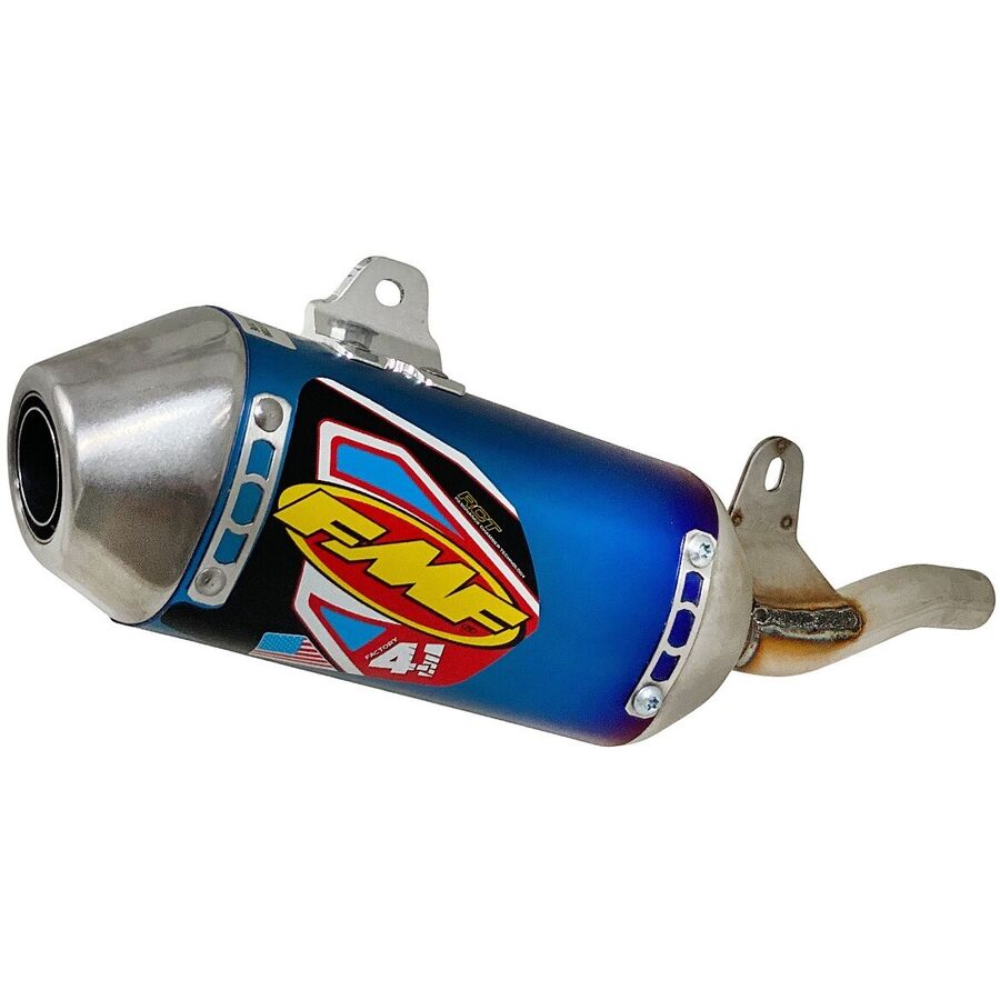 FMF FMF Factory 4.1 Slip-On Exhaust - Mini - Stainless/Anodized Titanium - $314.99 at Motosport