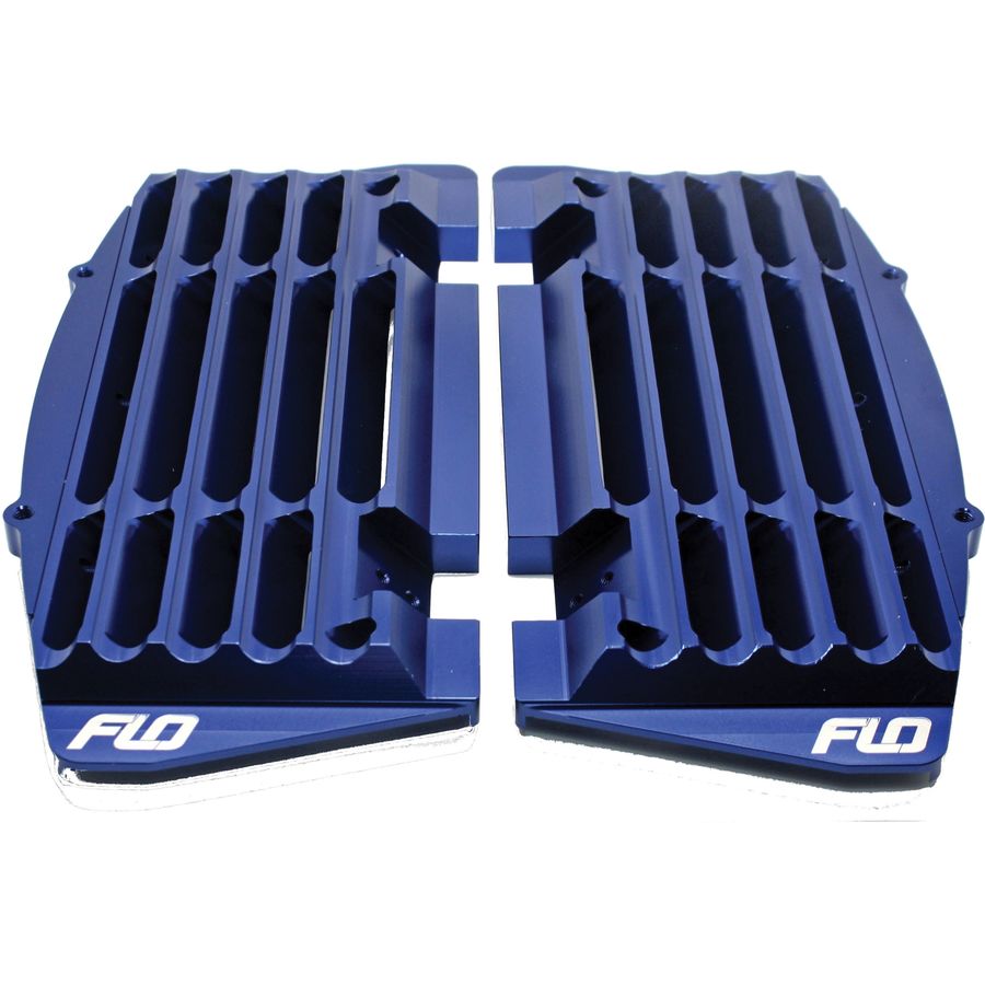 Flo Motorsports High Flow Radiator Braces - Blue