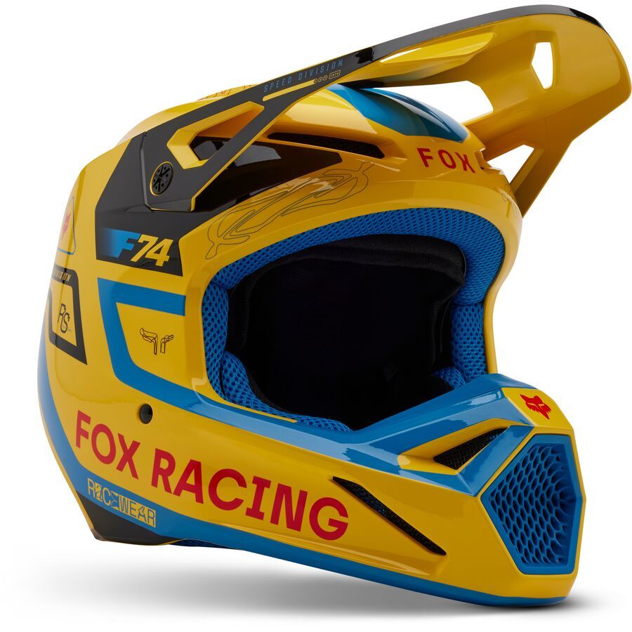 Fox Racing フルフェイスヘルメット 赤 ヘルメット - FOX RACING