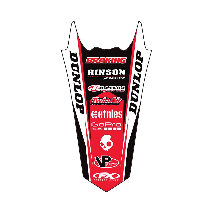 Factory Effex Factory Effex 2015 Rear Fender Decal - Honda - $19.99 at Motosport