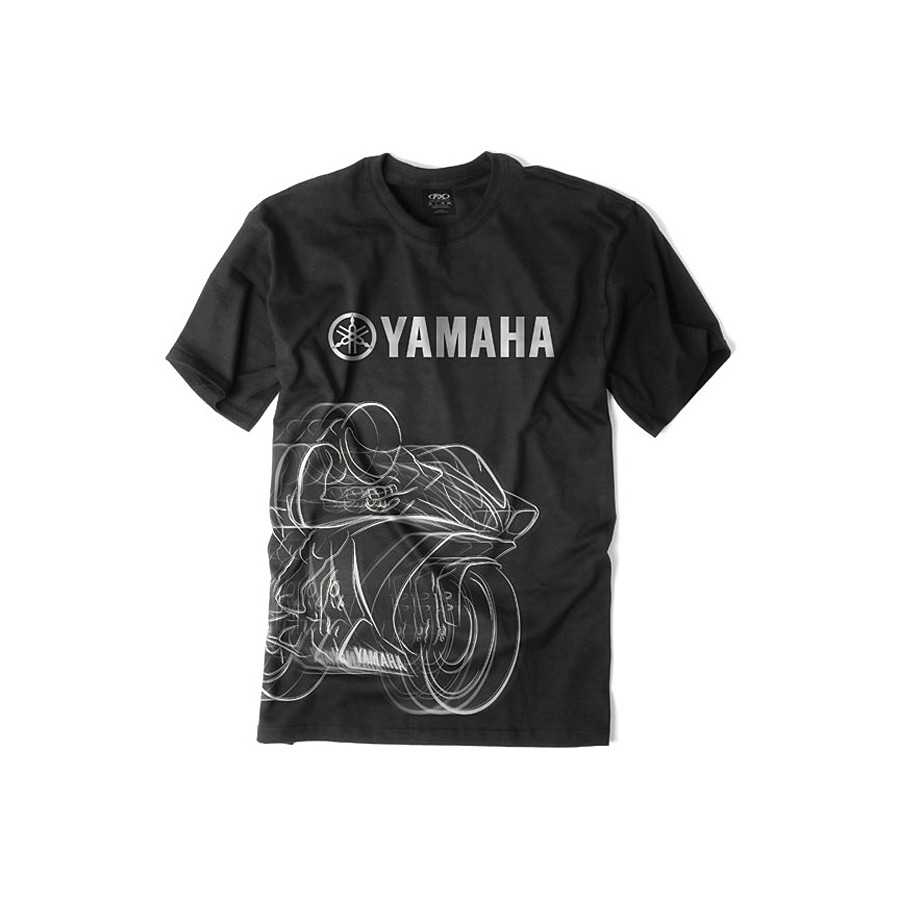 Factory Effex Factory Effex Yamaha R1 T-Shirt - Black, Medium - $26.99 at Motosport