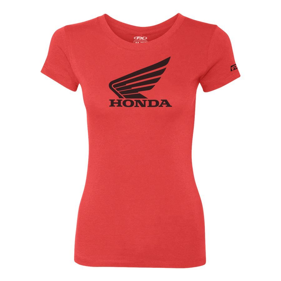 Factory Effex Licensed Honda Big Wing T-Shirt Black Youth Size S-XL