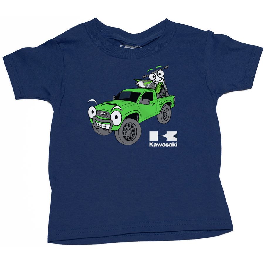 Factory Effex Factory Effex Toddler Kawasaki Truckin T-Shirt - Navy, 3T - $21.95 at Motosport