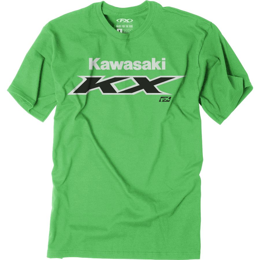 Factory Effex Youth Kawasaki KX T-Shirt - Green, Large