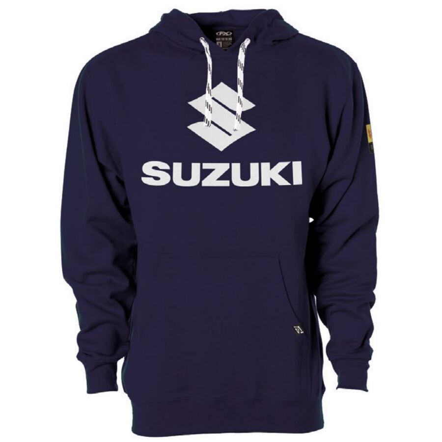 Factory Effex Factory Effex Suzuki Vertical Hoody - Navy, X-Large - $59.95 at Motosport