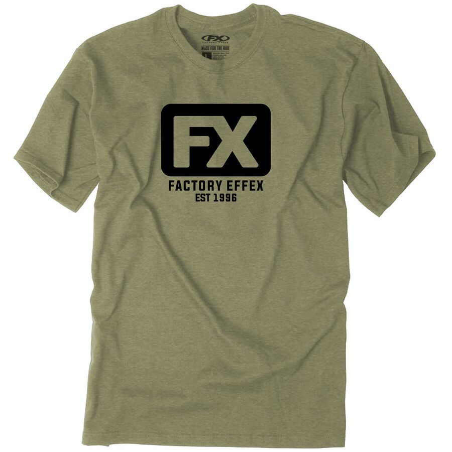 Factory Effex Factory Effex Block T-Shirt - Olive, X-Large - $29.95 at Motosport