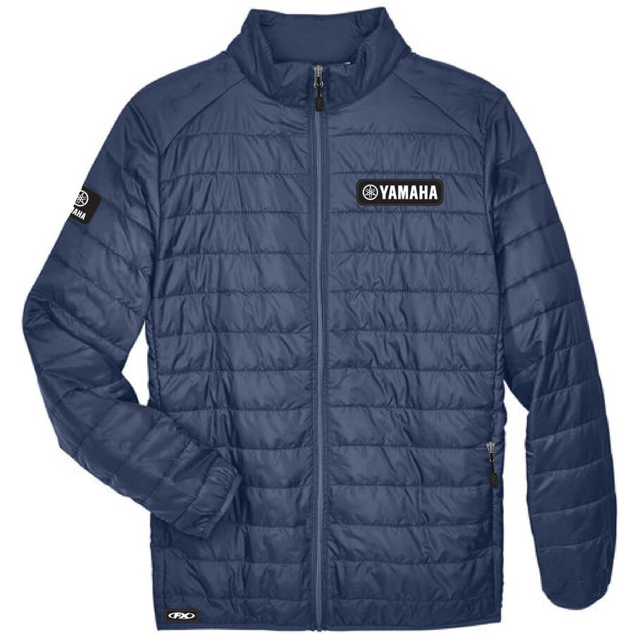 Factory Effex Factory Effex Yamaha Puffer Jacket - Navy, Medium - $119.95 at Motosport