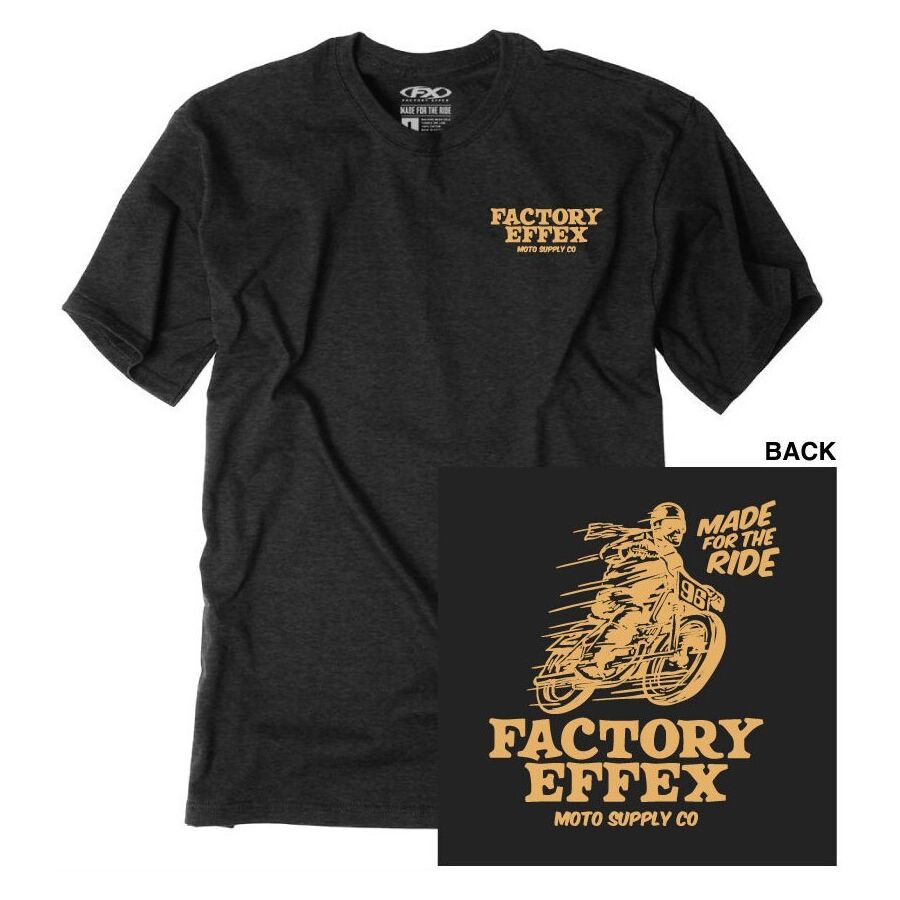 Factory Effex Flat Tracker T-Shirt - Black, XX-Large
