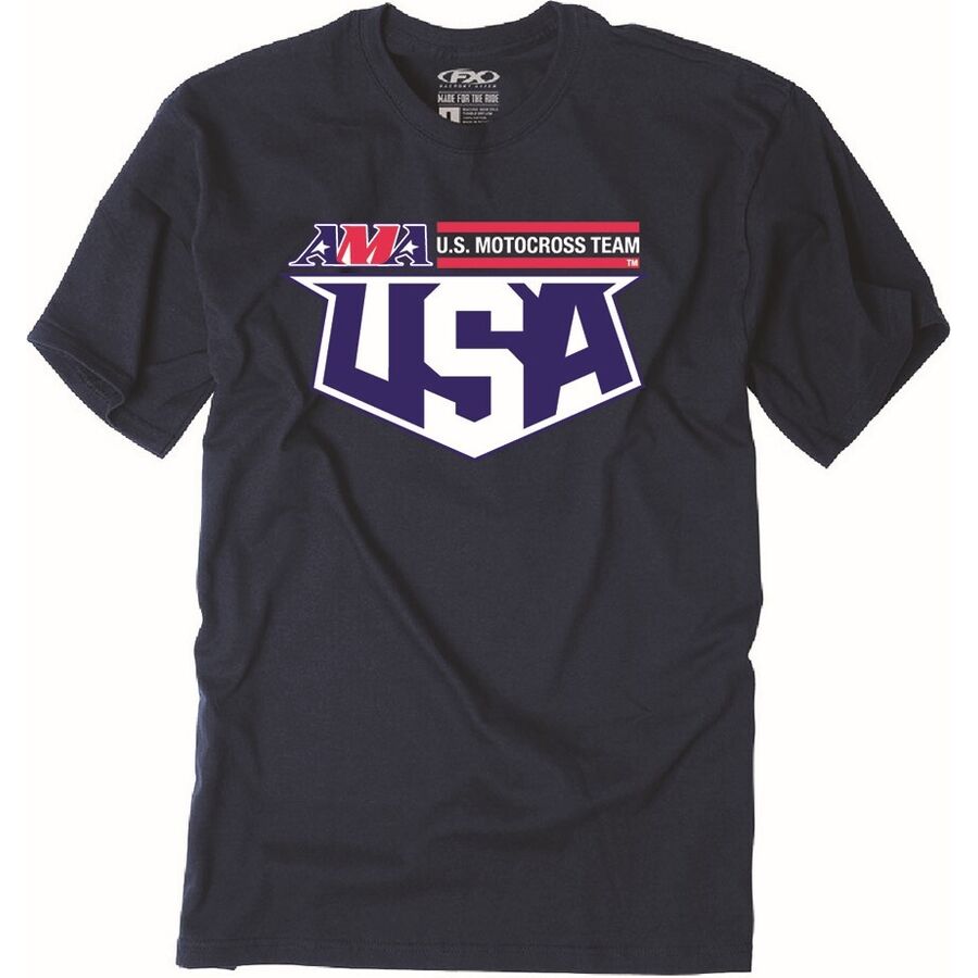 Factory Effex Factory Effex MXON Team T-Shirt - Navy, Medium - $29.95 at Motosport