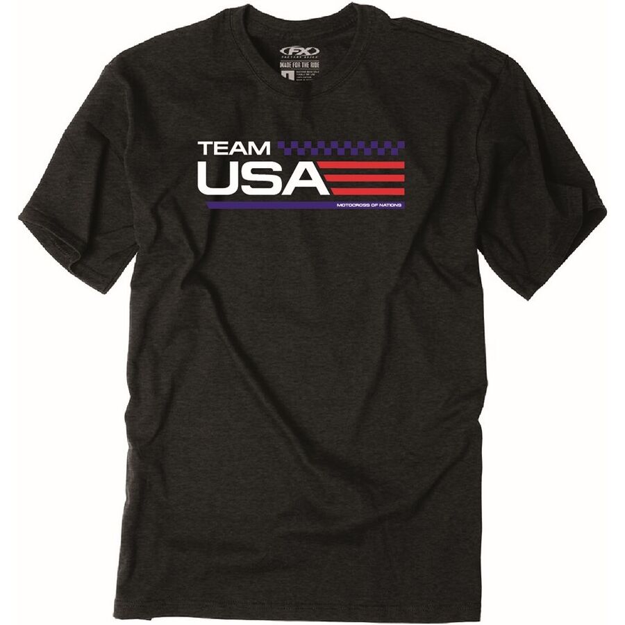 Factory Effex Factory Effex MXON USA T-Shirt - Black, Large - $29.95 at Motosport