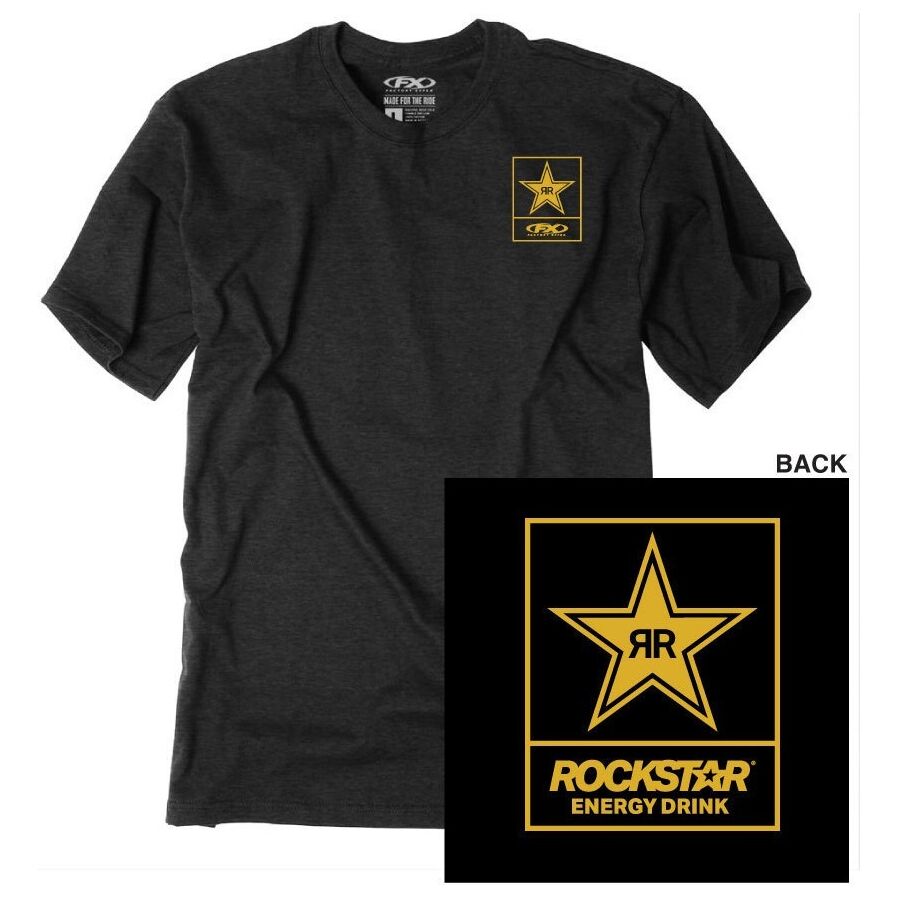 Factory Effex Factory Effex Rockstar Lockup T-Shirt - Black, Medium - $29.95 at Motosport