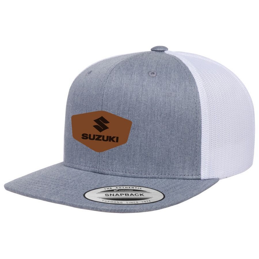 Factory Effex Suzuki Heritage Snapback Hat - Heather/White