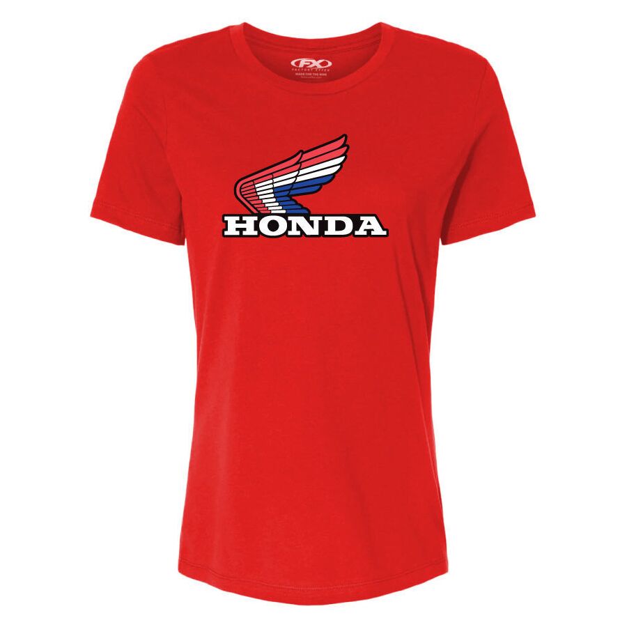 Factory Effex Factory Effex Women's Honda RWB Classic T-Shirt - Red, XX-Large - $29.95 at Motosport