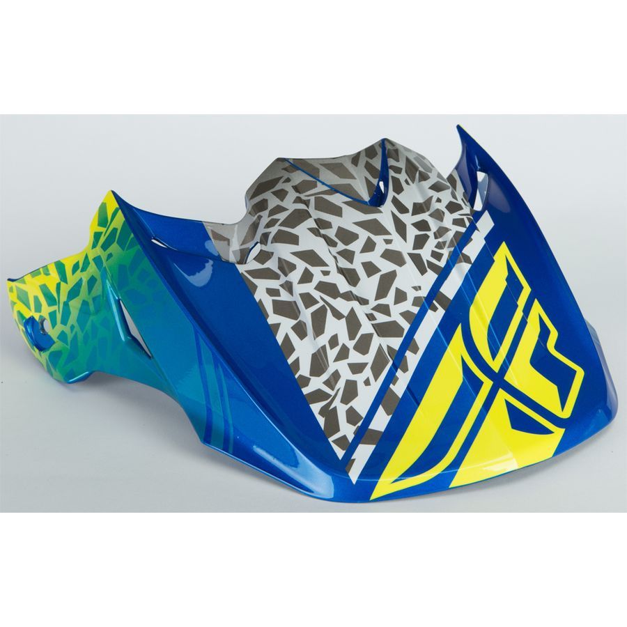 FLY RACING F2 ANIMAL VISOR BLACK//WHITE 73-46311