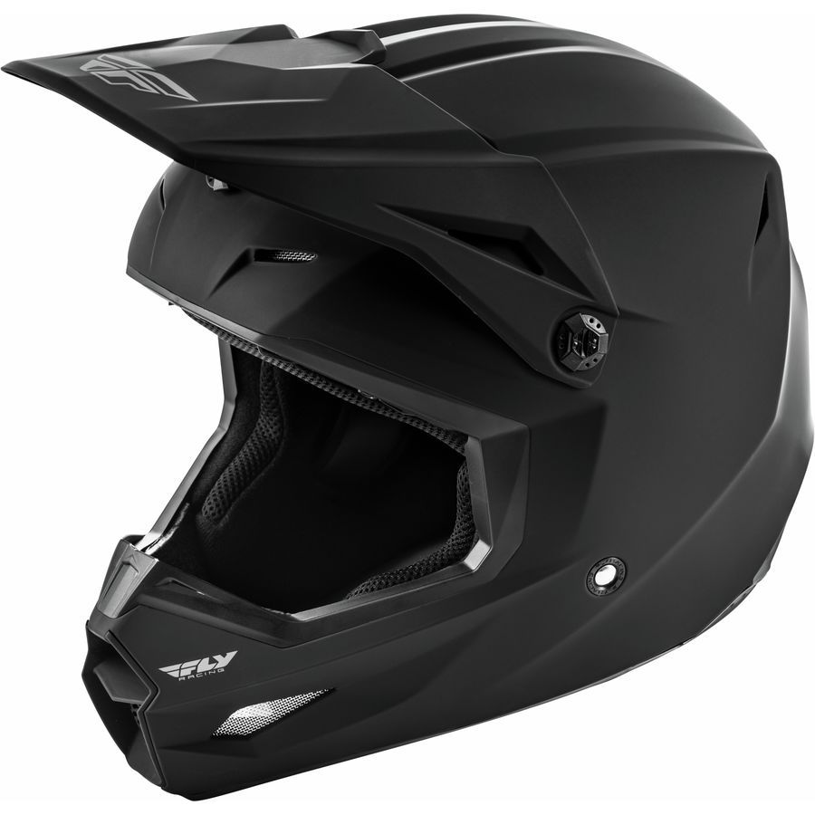 Large Fly Racing 2021 Kinetic Helmet Black/White Straight Edge Large Fly Racing 2021 Kinetic Helmet Black/White Straight Edge