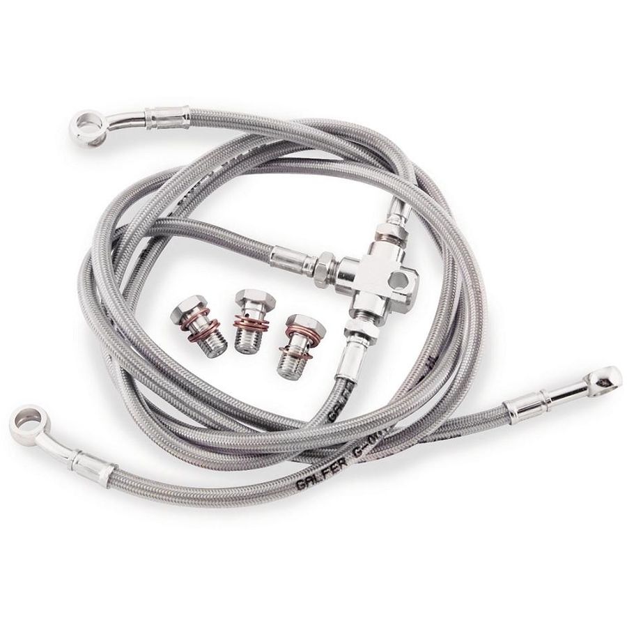 GBrakes GBrakes Front Brake Line Kit - Clear, 3 Line - $121.50 at Motosport