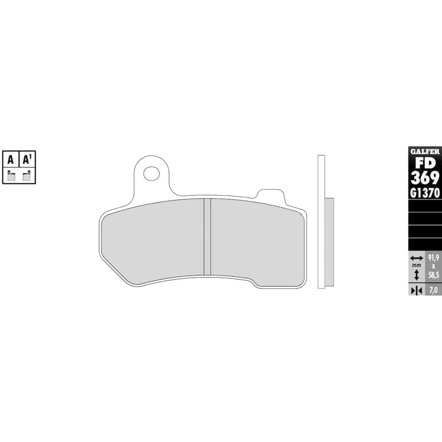 Galfer G1370 HH Brake Pads - Front G1370
