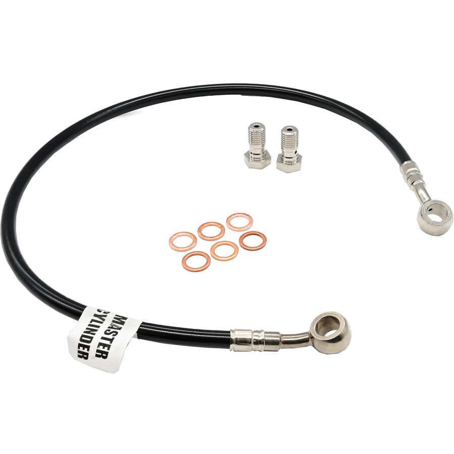GBrakes GBrakes Rear Brake Line Kit - Black, Standard - $55.80 at Motosport
