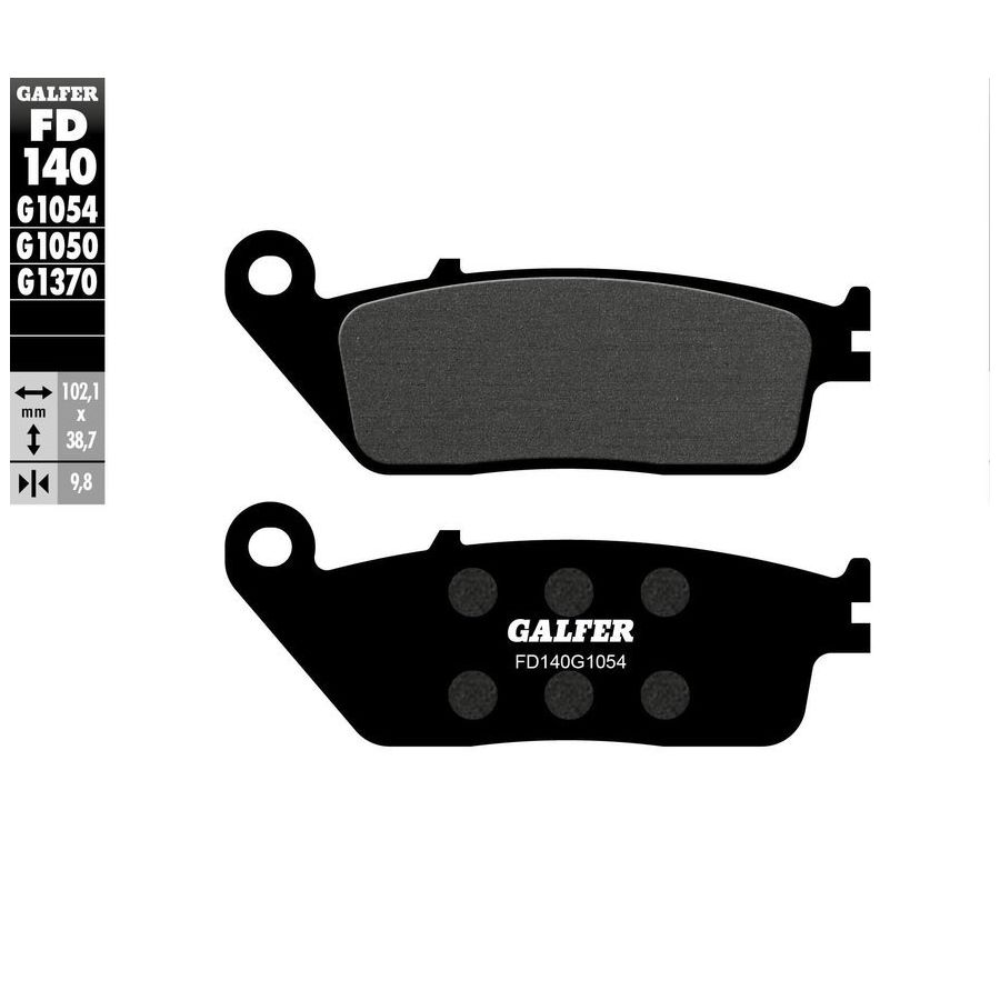 Galfer Semi-Metallic Brake Pads - Rear G1054