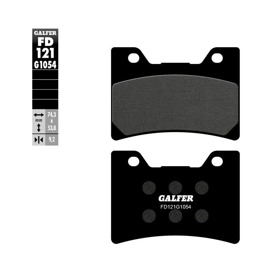 Galfer Semi-Metallic Brake Pads - Front G1054