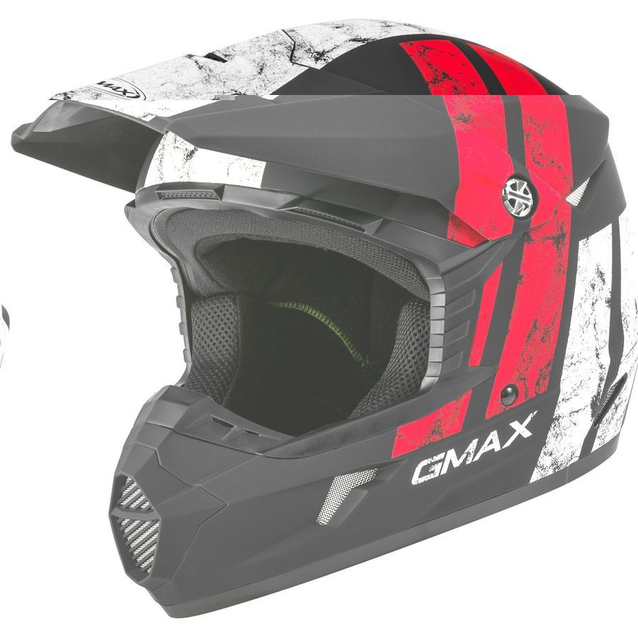 Red/Black/White, 2X-Large Gmax MX-46 Dominant Full-Face Helmet for Off-Road Riding and Racing Red/Black/White, 2X-Large Gmax MX-46 Dominant Full-Face Helmet for Off-Road Riding and Racing