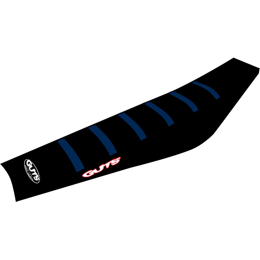 Guts Racing Guts Racing VS Ribbed Seat Cover - Black/Black/Husky Blue, Stock - $79.99 at Motosport