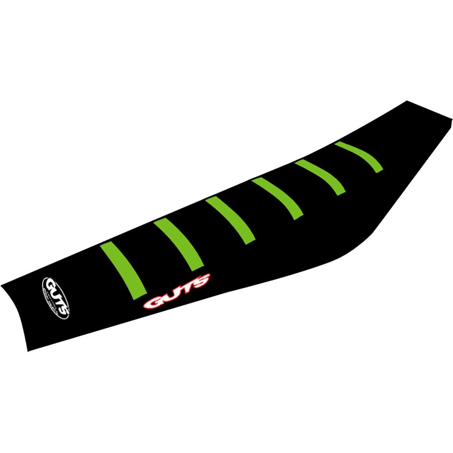 Guts Racing Guts Racing VS Ribbed Seat Cover - Black/Black/KX Green, Stock - $58.77 at Motosport
