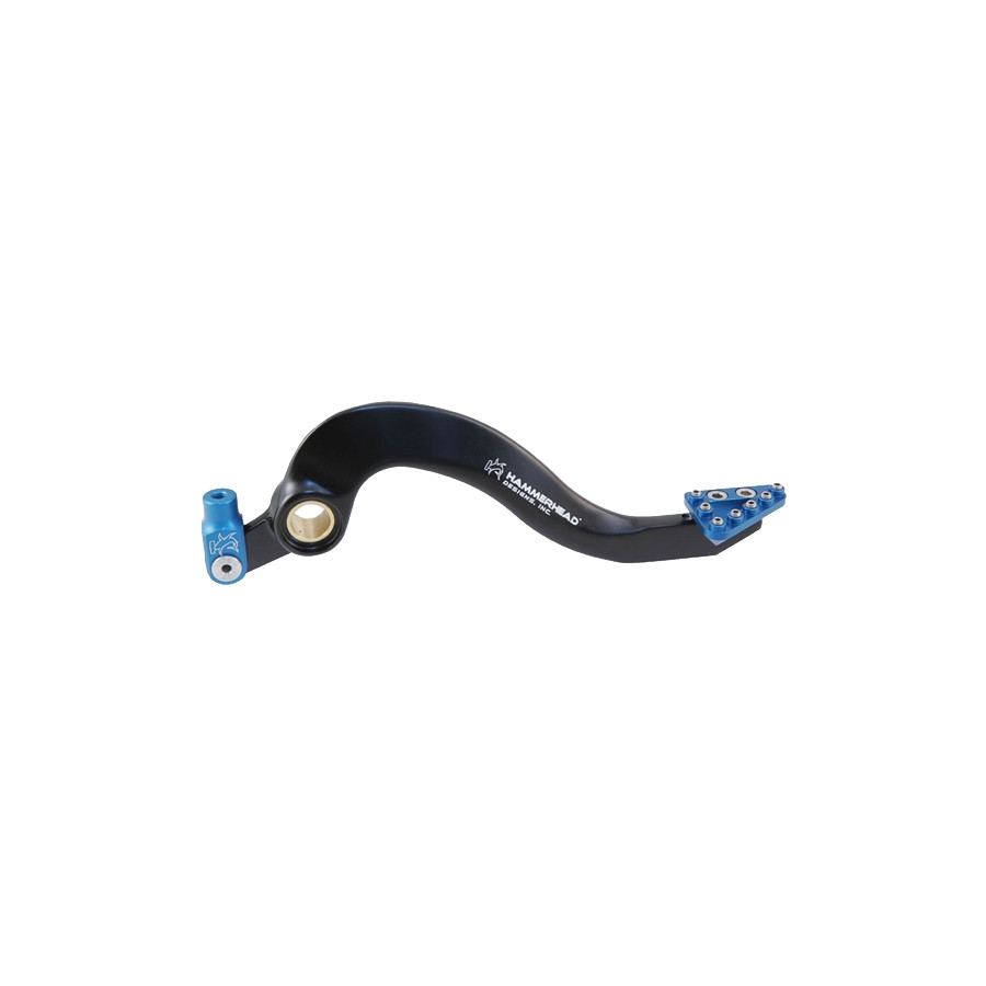 Hammerhead Designs Forged Brake Pedal - Black/Blue