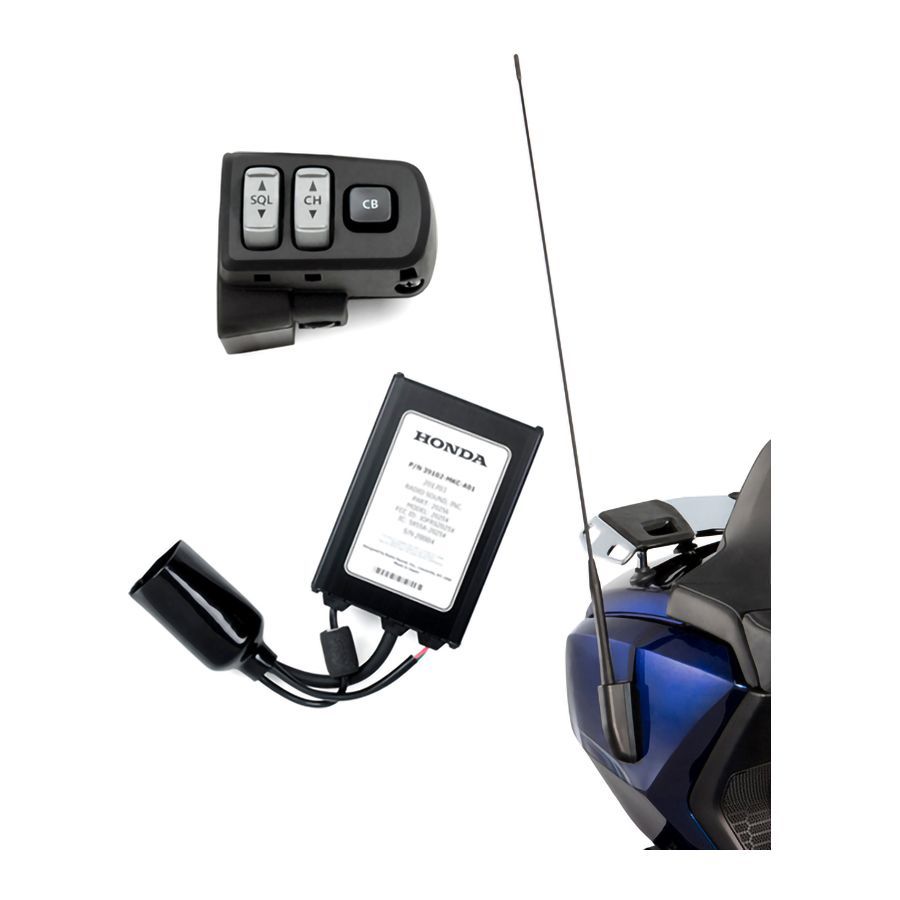 Honda Genuine Accessories CB Radio Combo - Kit, Default